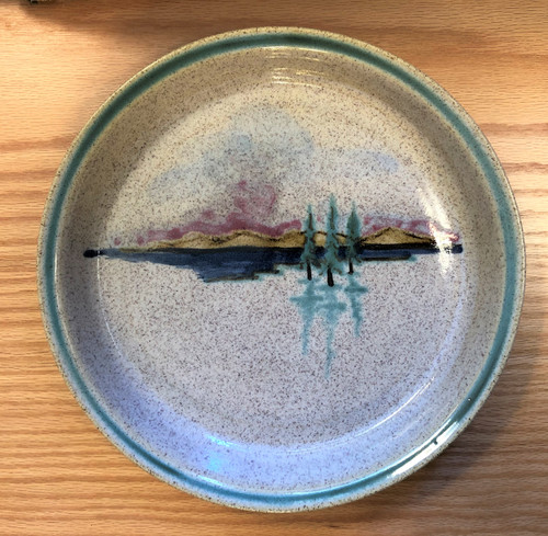 Adirondack Lake Pie Plate