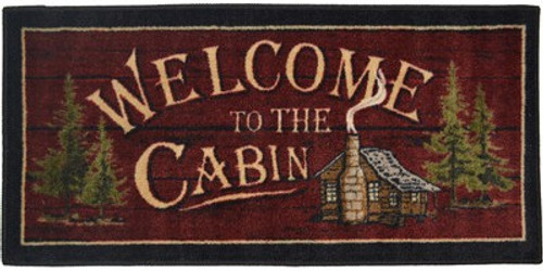 Welcome to the Cabin rug