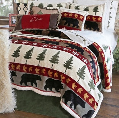 Twin Tall Pine Bedding Set 