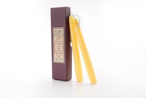 Beeswax Taper Candles 8'' 