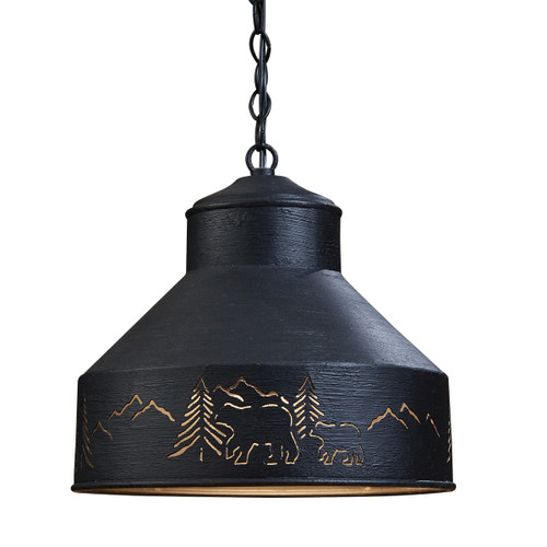 Bear Country Pendant Lamp - Adirondack 