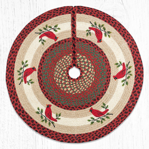 Cardinal Printed Tree Skirt