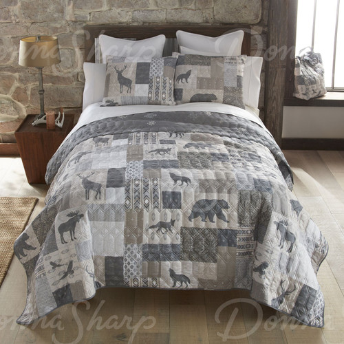 Wyoming Quilted Bedding Set with Free Matching Tote Bag