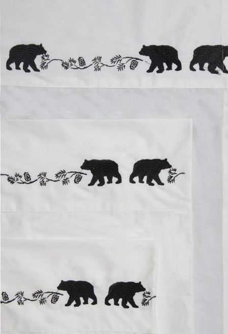 Embroidered Bear Sheets