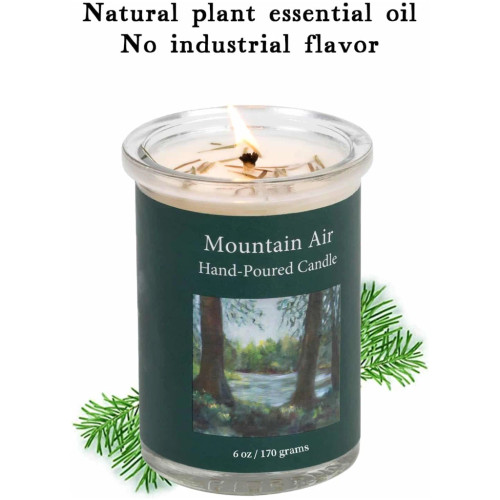 ADK Fragrance Farm Candle Mountain Air Boxed Candle 6 oz.