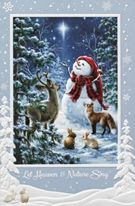 Deluxe Box Christmas Cards- Heaven & Nature Sing