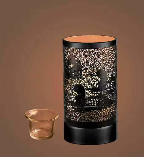 7" Touch lamp/Oil burner/Wax Warmer-Black Loons 7" Touch lamp/Oil burner/Wax Warmer-Black Loons