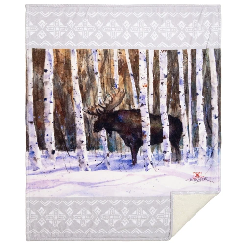 Dean Crouser A Moment's Rest Plush Sherpa Throw