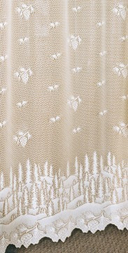 Pinecone Lace Shower Curtain Adirondack Country Store