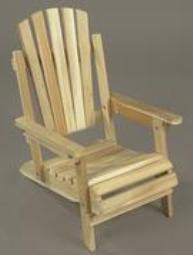 folding cedar adirondack chair