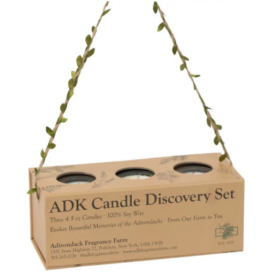 ADK Fragrance Farm Balsam Candle Discovery Set - Adirondack Country Store
