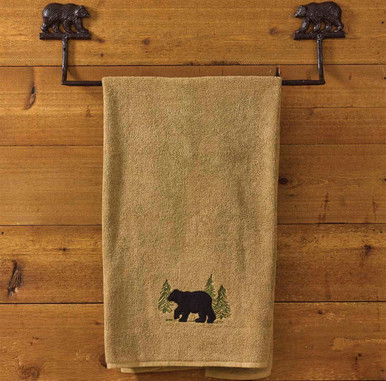Cast Bear Towel Bar 24'' - Adirondack Country Store