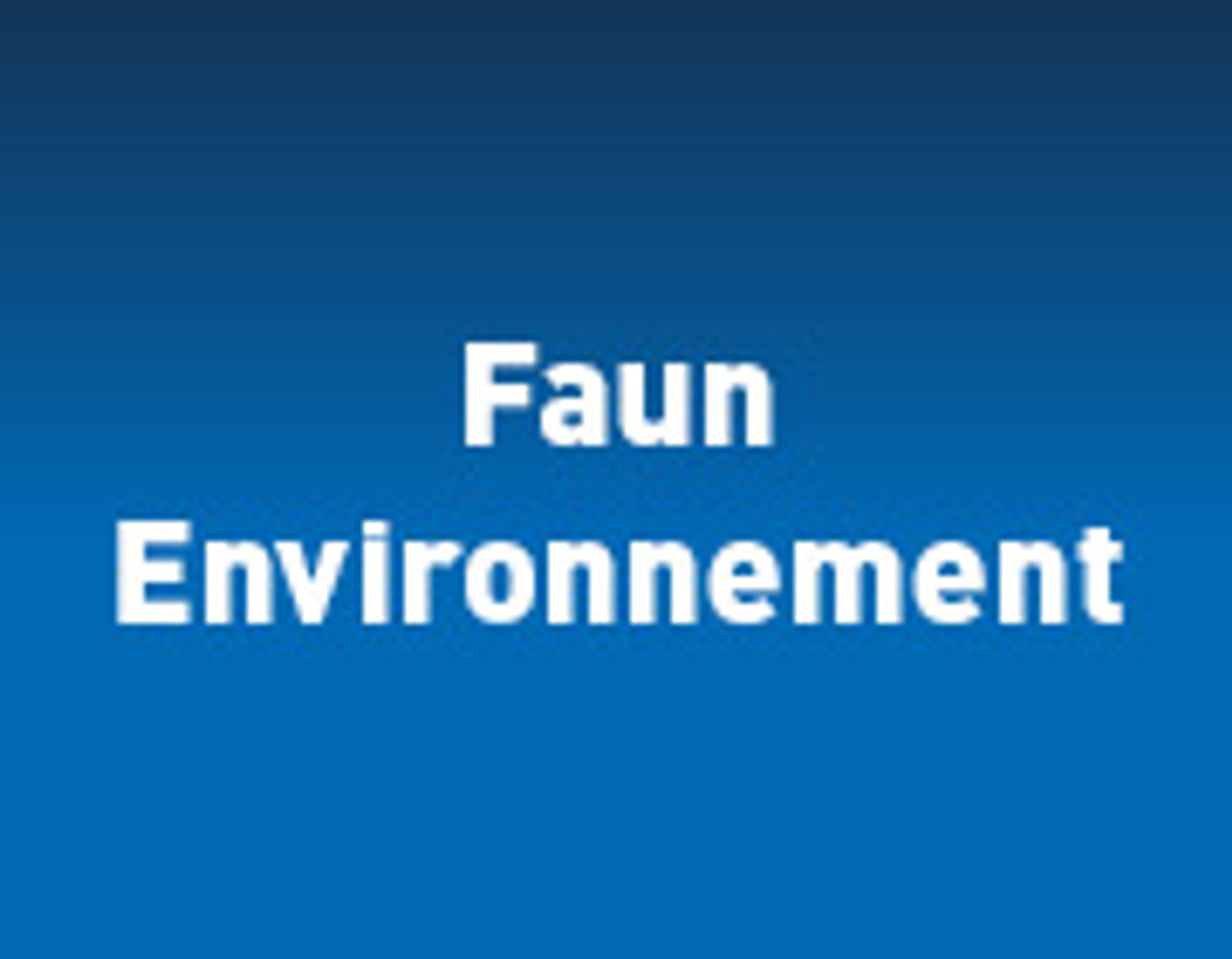 faun environnement