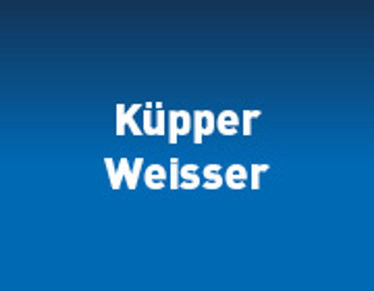 küpper weisser