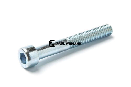 Tornillo cilíndrico con cabeza hexagonal interior DIN/ISO 912/4762, rosca parcial M6x45, galvanizado, clase 10.9 (02027008)