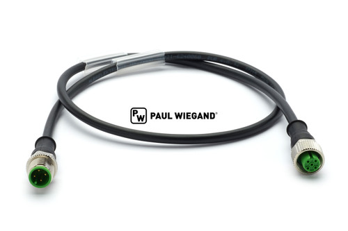 Cable de control Zöller 2403 Alpha M12x1-M12x1 4x0,34mm² lg: 800 (11380115)