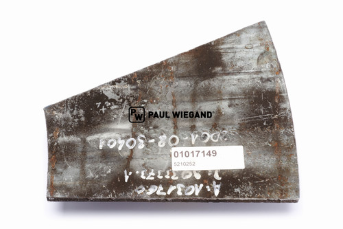 Placa de desgaste Faun Rotopress pieza soldada para tornillo de prensa (01017149)