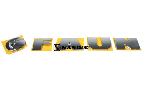 Beschriftung Faun Variopress Aufbau "FAUN" (01027804)