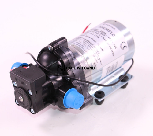 Bomba de agua barredora con presostato Sistema de rociado de agua cepillo delantero 12VDC 13,2l/min 3,5 bar (51064000)