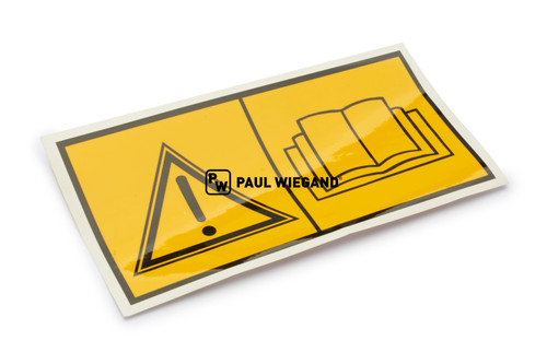 Adhesivo "UVV" Señalización "Atención - Manual" de Faun Viatec (61800332)
