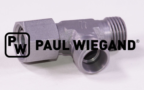 T-Stück mit Überwurfmutter DIN/ISO 2353/8434-4 10L (M16x1,5) verzinkt (68042332)