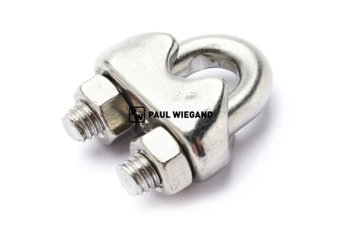Abrazadera de cable Faun Viatec piezas estándar Elevación de tamiz de hojas 741 5MM/M5 acero inoxidable (61800058)