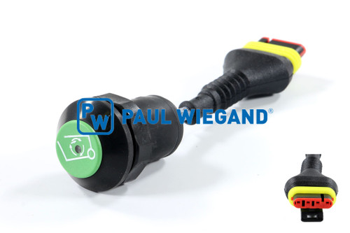 Drucktaster Terberg OmniMax mit LED Tasterplatte "START EINZELZYKLUS" (10020015)