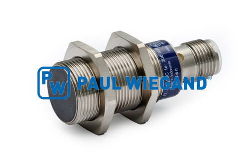 Interruptor de proximidad Faun Variopress estribo M18x1/M12x1 l: 52 Contacto NA (no) (PNP) (01022173)