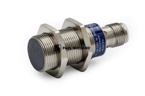 Interruptor de proximidad Faun Variopress estribo M18x1/M12x1 l: 52 Contacto NA (no) (PNP) (01022173)