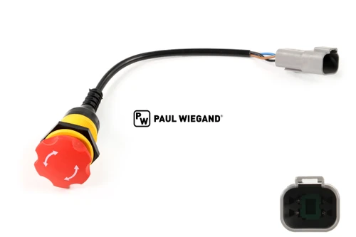 Botón de parada de emergencia Unidad de mando Zöller Medium X4 D: 30/40 (11320012)