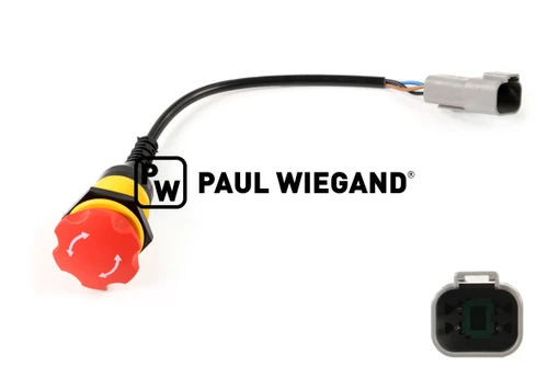 Botón de parada de emergencia Unidad de mando Zöller Medium X4 D: 30/40 (11320012)