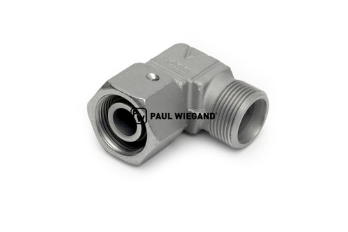 Winkelverschraubung mit Überwurfmutter DIN/ISO 2353/8434-1 16S (M24x1,5) 90° verzinkt (01017361)