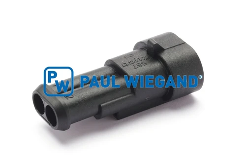 Faun "AMP Superseal" Carcasa de pasador de 2 polos (01027387)