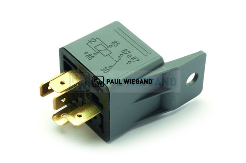 Relais Hako Citymaster 1200 mit Diode Halter Sicherungskasten 5-polig 12VDC 20/30A Wechsler (65034085)