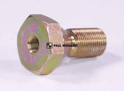 Perno guía Johnston VT/VS 650 rodillo barredor delantero/trasero M18x1,5-G1/8" galvanizado (67052224)