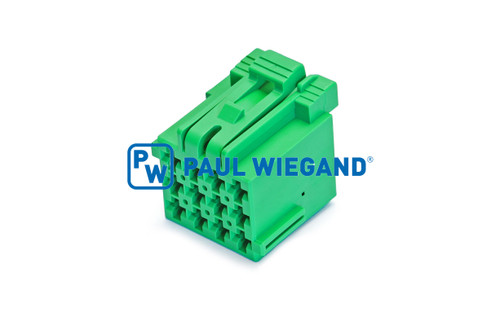 Buchsengehäuse AMP Junior-Power-Timer 12-polig grün (93001868)