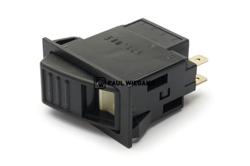 Interruptor basculante Hako Citymaster 2000 salpicadero cabina contacto NA(no) enclavamiento 0-I (65064124)