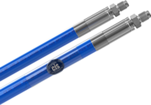 Manguera de alta presión CEJN incl. manguera de protección de PVC AG 1/4 "CMS en ambos lados l: 3.000 1500 bar azul (41440060)