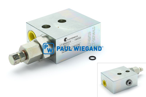 Válvula de retención de carga Mástil de cilindro hidráulico Faun Frontpress (01037069) Válvula de retención de carga Mástil de cilindro hidráulico Faun Frontpress (01037069)