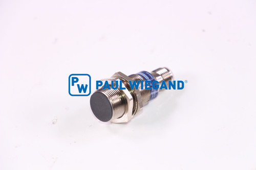 Näherungsschalter Pressplatte M18x1 l: 50 12-24VDC Schließer(no) PNP sn: 10 bündig  (24020029)