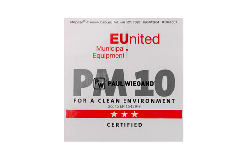 Aufkleber Hako Citymaster 2000 "PM10 certified" (65068343)
