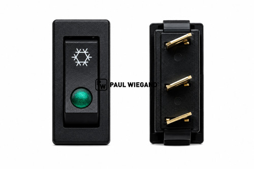 Interruptor basculante Bucher Municipal Citycat 5006 panel de control "Aire acondicionado" (68043301)