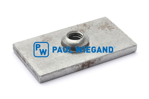 Anschweißplatte Rohrschelle DIN 3015-3 M8 Stahl l: 55 b: 30 (90000195)