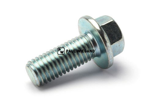 Tornillo de cabeza hexagonal con brida DIN/ISO 6921/8102 M12x30 galvanizado 8.8 (68800245)