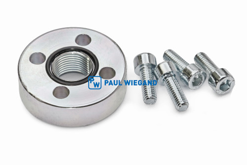 Flanschverschraubung Dulevo 5000 Hydraulikmotor Gebläsemotor Sammelbehälter G3/8" D: 45 LK: 30 (58014192)