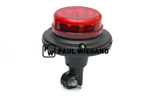 Luz intermitente doble LAP tubo enchufable "Flexi-DIN" LED 12/24VDC rojo (85010062)