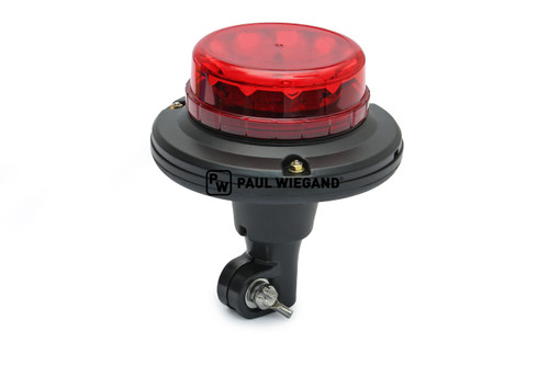 Luz intermitente doble LAP tubo enchufable "Flexi-DIN" LED 12/24VDC rojo (85010062)