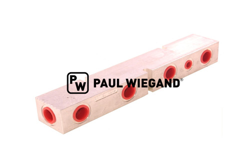 Verteilerleiste Johnston Wassertank Reinigungslanze G1/4" / G1/2" l: 300 b: 38 h: 51 (67011657)