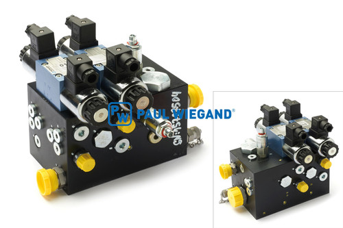 Steuerblock Faun Rotopress komplett Hydraulikanlage (01027258)