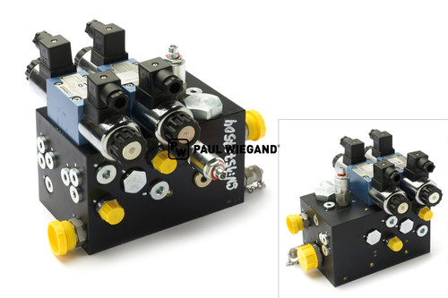 Bloque de control Faun Rotopress sistema hidráulico completo (01027258)